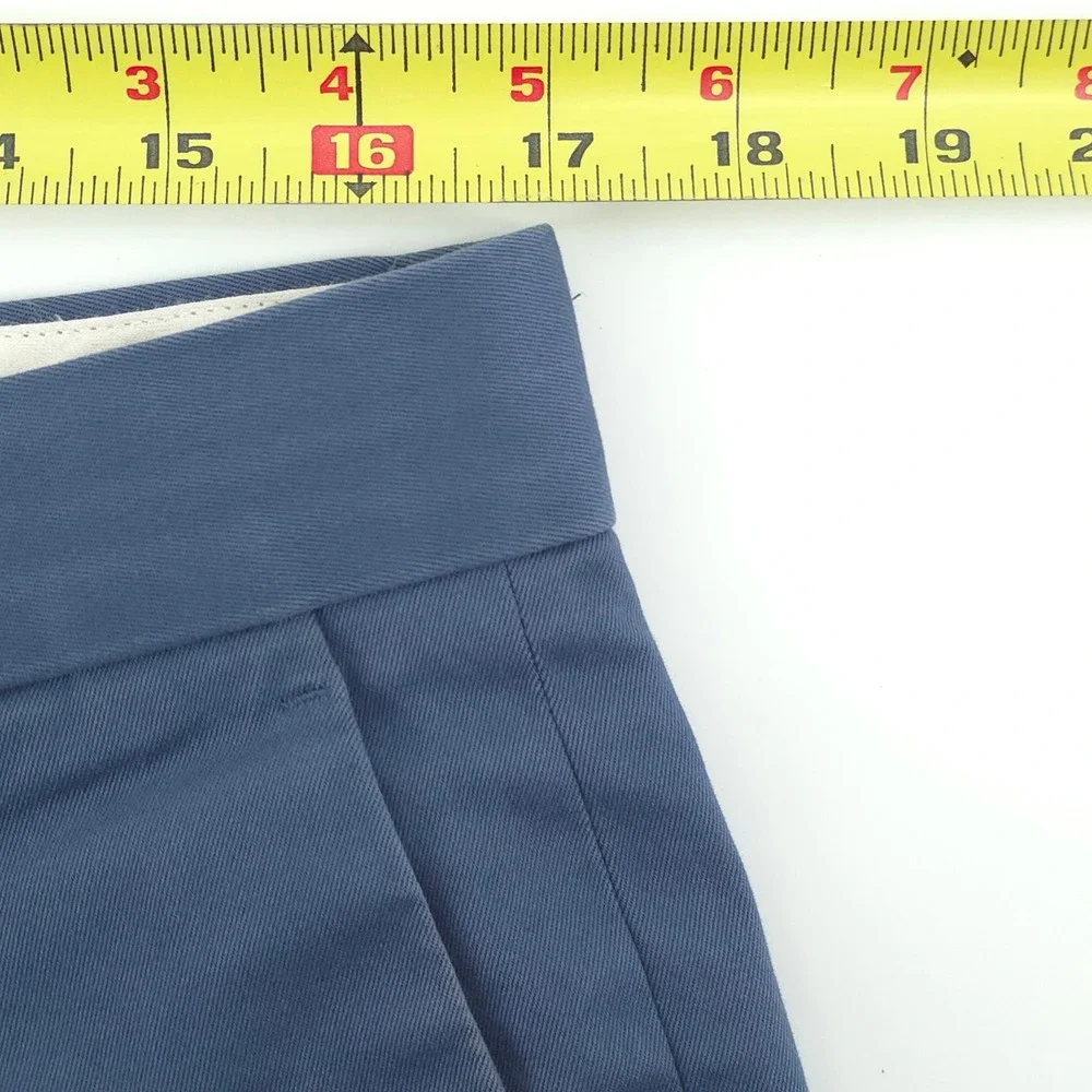 Banana Republic Tapered Fit Mens Chino Pants 34x32 Blue Stretch Trousers